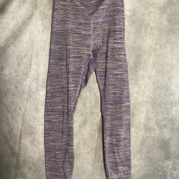 Lululemon High Times Pant Space Dye Camo Violet Black Grape Workout Size 8 - Picture 3 of 4